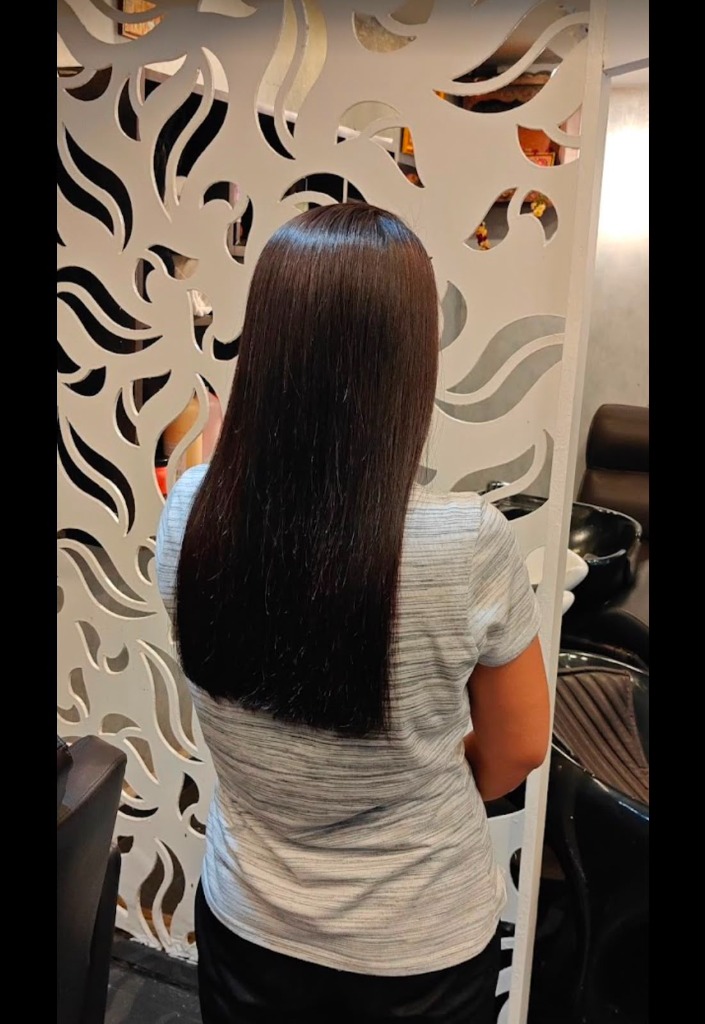 Keratin Straightening Result