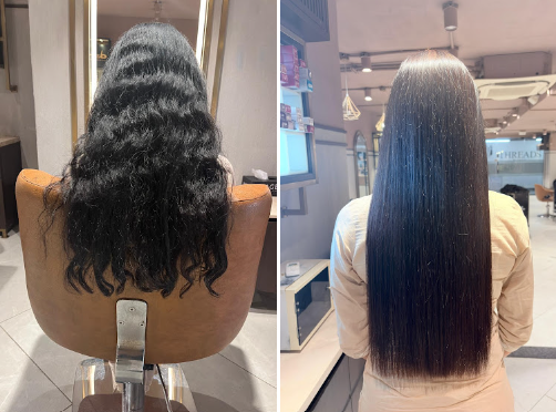 After Keratin Treatment